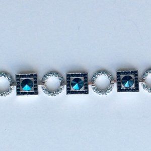 Givenchy Rhodium Neo Deco Toggle Bracelet